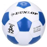 Dunlop Voetbal blauw wit maat 5